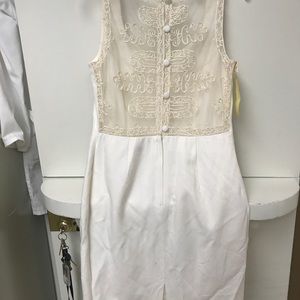 Miss Ashlee - white with lace accent